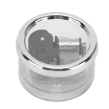 12 Tones Mini Hand Music Box Acrylic Mechanical
