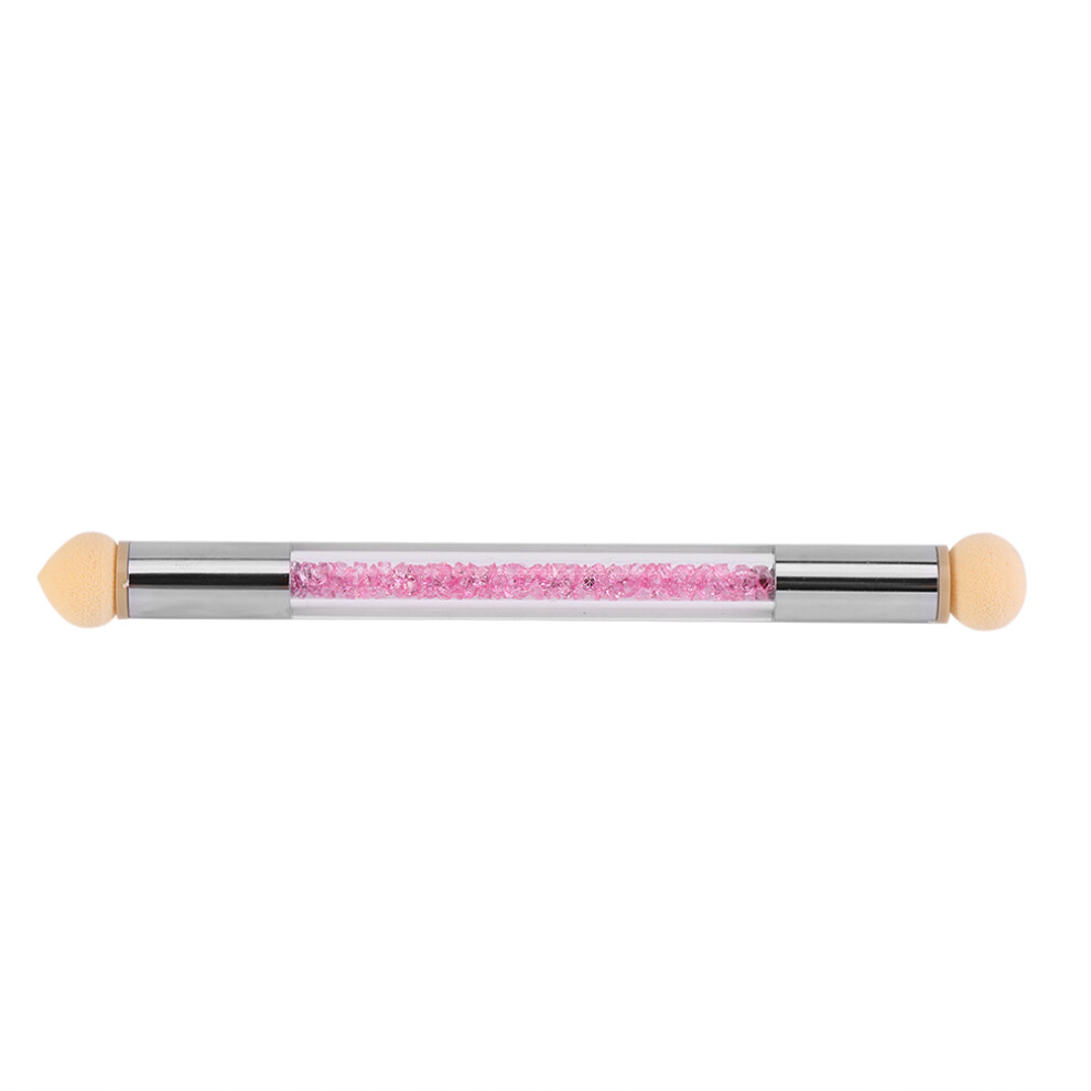 Pink Double Ended Glitter Powder Dotting Pen Shading
