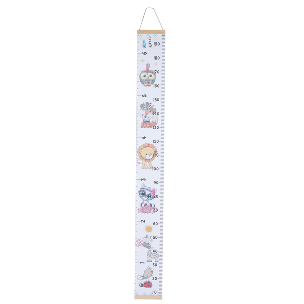 Cute Wall Sticker Height Measure Growth Chart Home