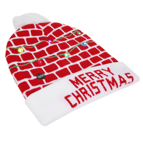 Knitted Beanie Colorful Light Party Holiday 1