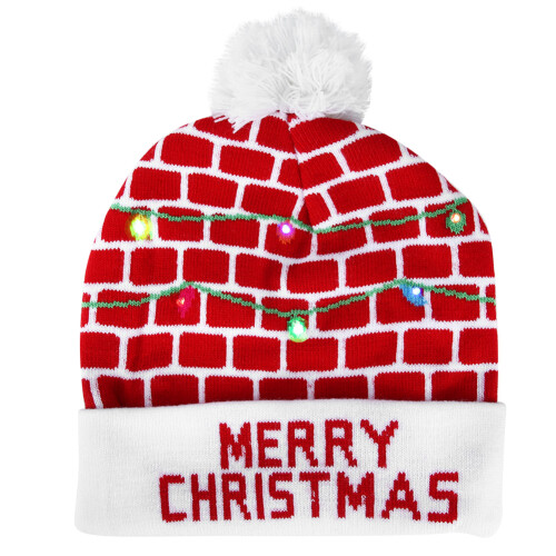 Knitted Beanie Colorful Light Party Holiday 2