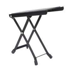 Adjustable Guitar Foot Stand Metal Foot Stool for Guitarists, Portable Design, Non-Slip, Ideal for Practice Sessions