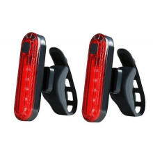 2 rear bicycle light LED I rechargeable rear light bicycle rear light bicycle rear light, bicycle rear light LED