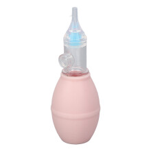 Aspiratore nasale manuale in silicone per neonati.
