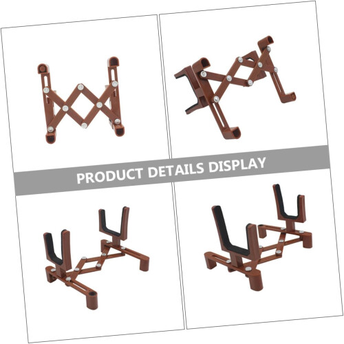 Lightweight Violin Rack Folding Stand for Easy Storage, Adjustable Height, Portable Design, Suitable for All Violin Sizes 2