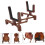 Sturdy Violin Floor Rack Portable Stand with Simple Design for All Sizes, Durable Material and Enhanced Stability 4