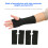 4 pezzi di manicotti resistenti al taglio livello 5 nero S/M/L 3