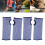 Protège-bras bleus, ensemble de 4 pièces, tailles S/M/L, ajustement près du corps 1
