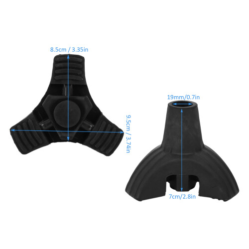 Punta tripode in silicone per bastone da 19 mm - 9,58,57 cm 2