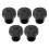 5Pcs 16mm Rubber Crutch Tips Non Slip Replacement for Canes Black 14