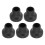 5Pcs 16mm Rubber Crutch Tips Non Slip Replacement for Canes Black 15