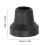 5Pcs 16mm Rubber Crutch Tips Non Slip Replacement for Canes Black 8