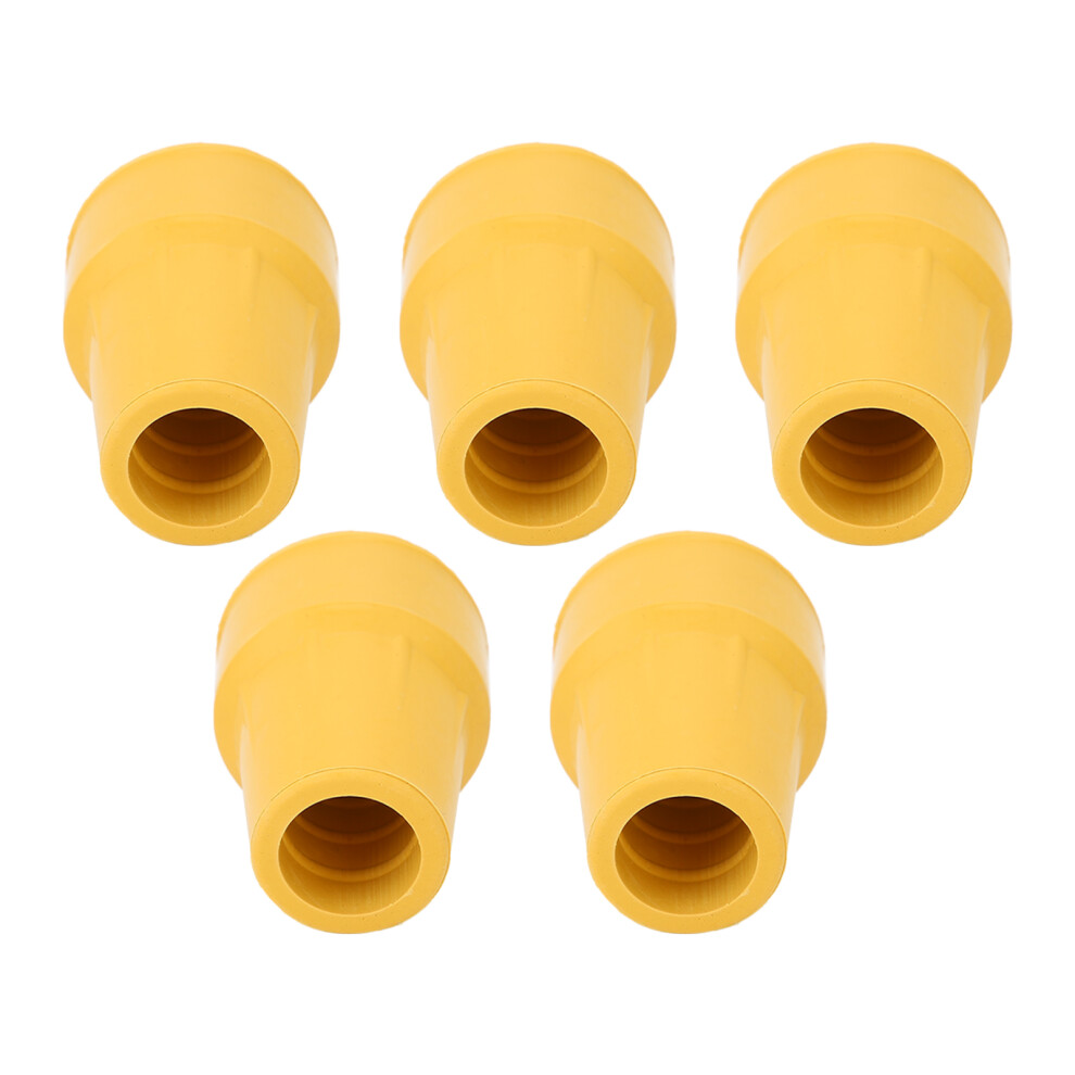 Anti Slip 22mm Rubber Crutch Tips Thick Wear Resistant Cane Tip 5 Pack