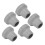 Grigio 5 pezzi puntali per stampelle mediche 16 mm 3,6  3,6  3 cm 1