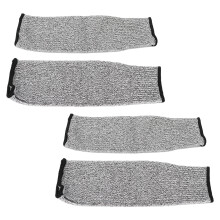 4 pièces de manchons de bras de 21 cm en polyéthylène gris protecteurs