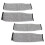 4 pièces de manchons de bras de 21 cm en polyéthylène gris protecteurs 1