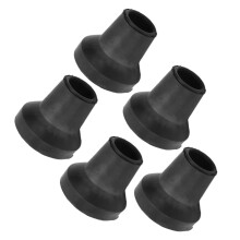 Punte per stampelle in gomma naturale da 14 mm confezione da 5 antiscivolo resistenti all'usura