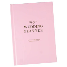 Wedding Guest Book Planner with Bridal Shower Notes, Engagement Ideas, and Wedding Planning Pages in Elegant Design