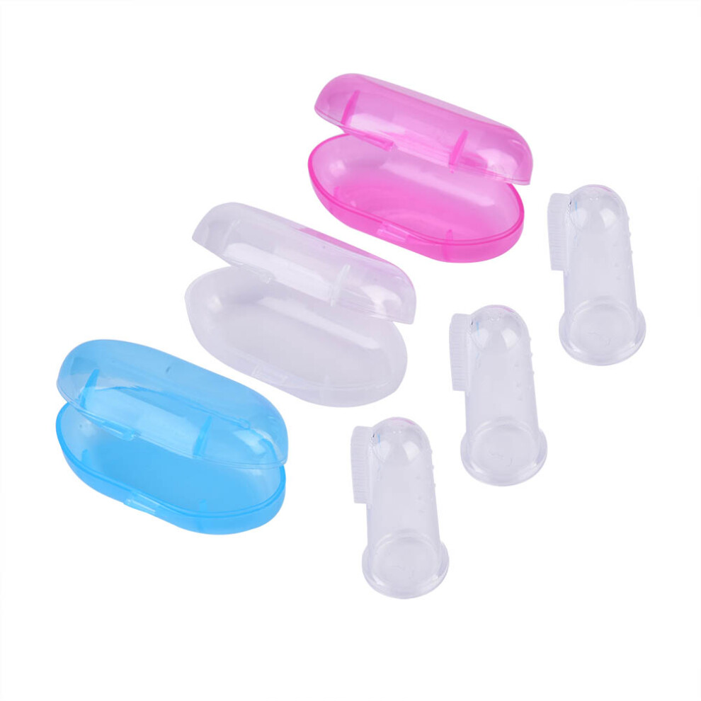 Baby Kids Infant Silicone Finger Toothbrush with