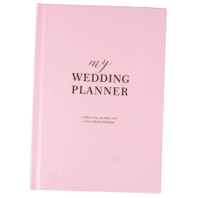 Engagement Bridal Shower Wedding Planner Notepad - Organized Planning Book for Bride, Floral Design, 100 Pages