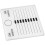 Acrylic False Eyelashes Glue Sticker Tray 10