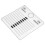 Acrylic False Eyelashes Glue Sticker Tray 6