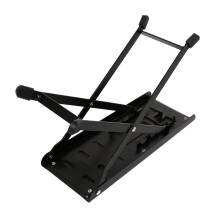 Guitar Footstool Folding Foot Rest for Classical Acoustic Guitar Players Lightweight Adjustable Height Black Design