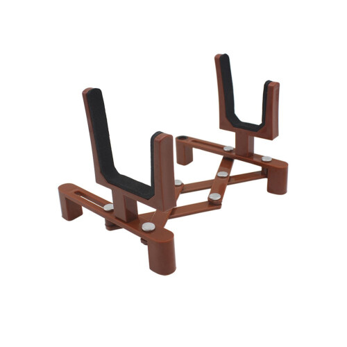 Foldable Lightweight Violin Stand Holder for 4/4 3/4 Size Viola, Plastic Support Bracket with Foam Pad
