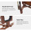 Foldable Lightweight Violin Stand Holder for 4/4 3/4 Size Viola, Plastic Support Bracket with Foam Pad 4