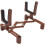 Violin Stand Bracket, Foldable Lightweight Support for Any Size Violin or Viola, Brown Plastic Design 4
