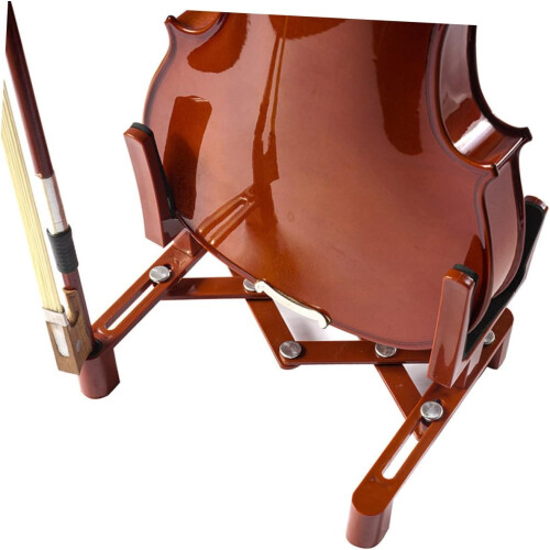 Viola Stand Folding Violin Support Holder for Music Classroom Use Adjustable Height Lightweight Design 1
