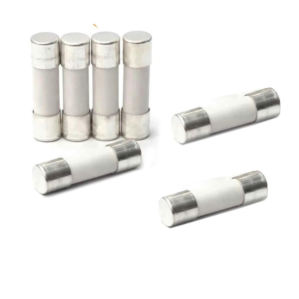 10Pcs Fast Blow Ceramic Fuse 5Mm X 20Mm 6X30 T 0.5A To 30A 250V For Electrical Appliance Protection 6493810720659