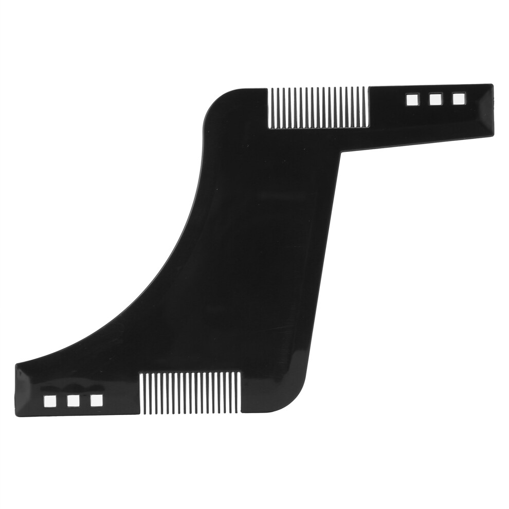 Unisex Black Men Beard Shaper Mustache Shaping Comb Trimming