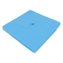 Funda para reposacara con diseño de agujeros 100 piezas 39x39 cm azul