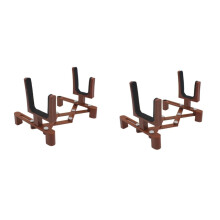 Adjustable Violin Stand Holder 2 Pcs Folding Floor Hanger Support for 4/4 Violin - Durable and Portable Design