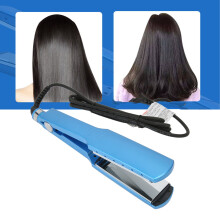Plancha de pelo con placas de 45 mm, alisadora y rizadora, 45W