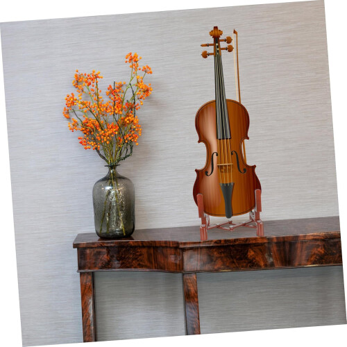 Violin Rack Stretchable Display Stand with Strong Load Capacity for Violins, Adjustable Height and Durable Material 2