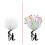 DIY Groom and Bride Pattern Fingerprint Guest 5