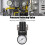 AR2000-02 Régulateur d'air G1/4 0.05~0.85MPa Argent 6