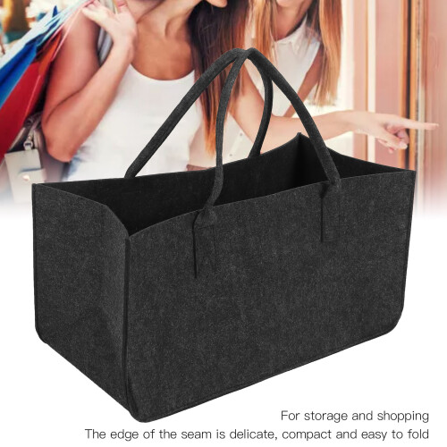 Bolsa de almacenamiento de fieltro, organizador rectangular plegable. 2