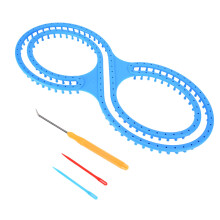 Knitting Board Kit for Shawls, Scarves, Blankets, and Sweaters with Crochet Hooks and Knitting Needles