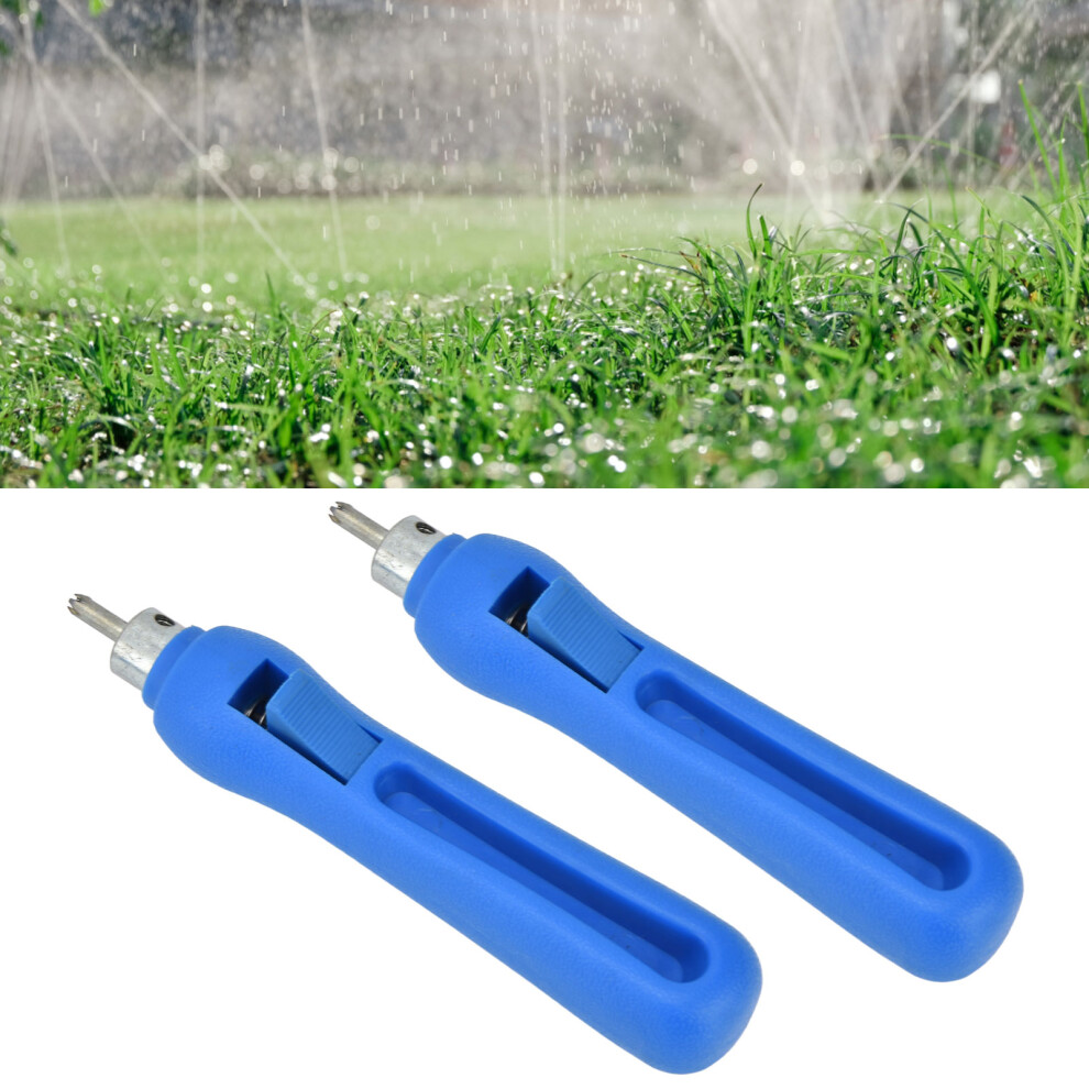2Pcs Drip Irrigation Hole Punch Tool 3-8Mm Stainless Steel & Plastic 8481342575951