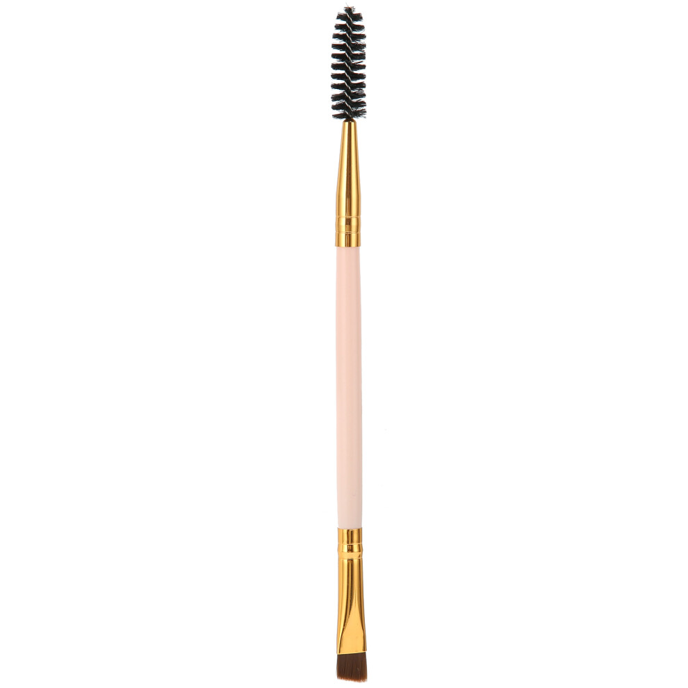 Double Ended Eyebrow Eyelash Brush Angled Brow