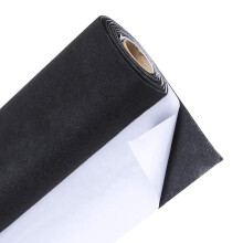 Large Black Self Adhesive Felt Roll Shelf Liner 15.7" x 78.7" for DIY Projects, Jewelry, Costume, and Craft Fabric