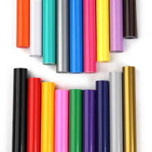 Permanent Vinyl Roll 12" x 3FT Multi-Color Adhesive Vinyl for Cricut Silhouette Easy Weed Transfer Indoor Outdoor Decals