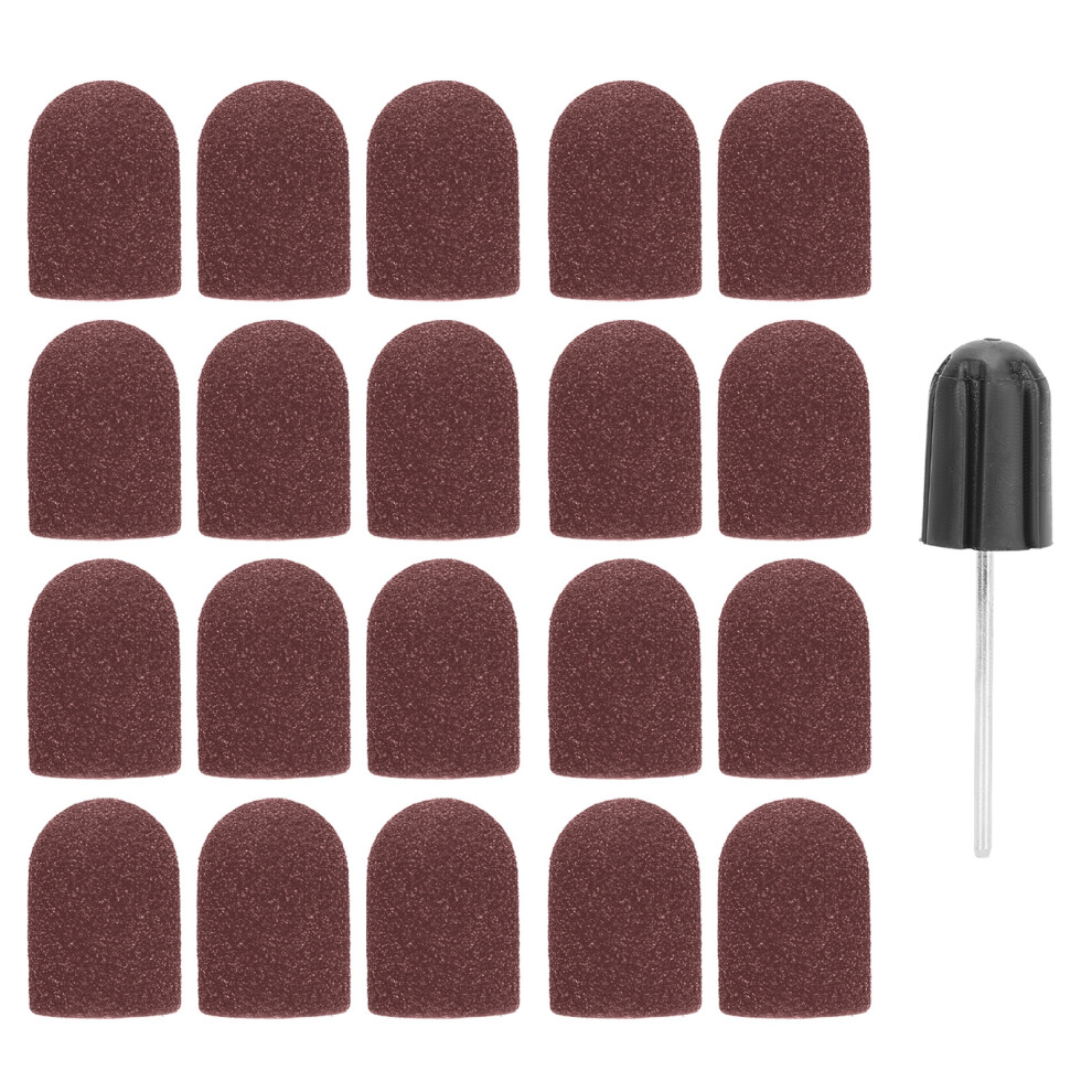 Nail Art Sanding Cap Nail Drill Bits Polishing