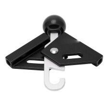 Tent Pole Tipps Caps Anti-Puncture Rundschirmstangen Spitze Cap Einzelzeltstütze Fingerring Schwarz