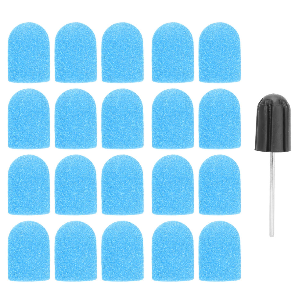 Nail Art Sanding Cap Nail Drill Bits Polishing