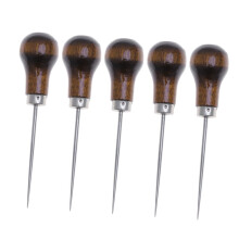 Wooden Sewing Needle Awls Set - 3 Compact Portable Scratch Awls, Sturdy Wear-Resistant Tools for DIY Crafts, 15 Pieces Total