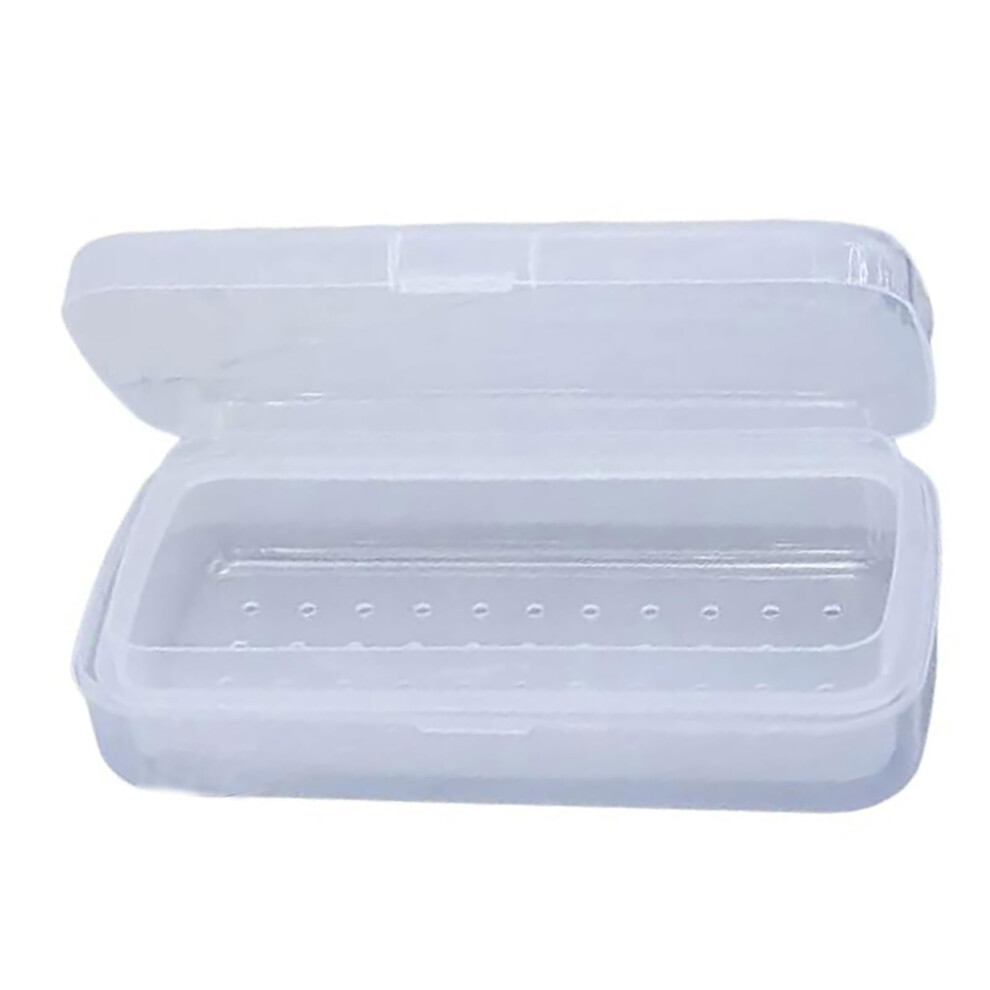 Transparent Nails Art Sterilizer Box Large Capacity for Manicure Tool Disinfection and Safe Storage Case